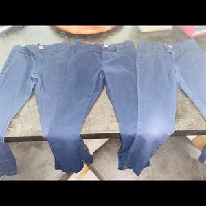 Girls blue Uniform Pants!